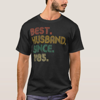 T-shirt Vintage 1985 Retro 36 ans Mariage Anniversaire 36e