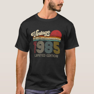 T-shirt Vintage 1985 Retro Style Birthday Limited Edition