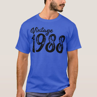 T-shirt Vintage 1988 Design vintage