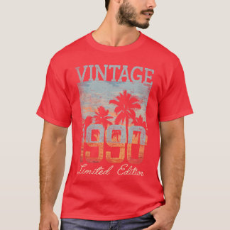T-shirt Vintage 1990 Limited Edition 35th Birthday 35 Year