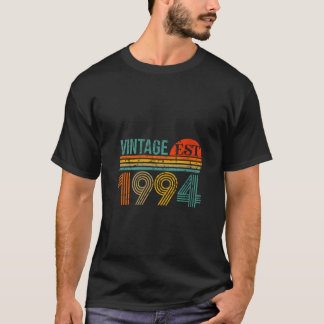 T-shirt Vintage 1994 Fait En 30 Anniversaire 30 Ans D'Être