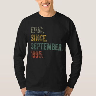 T-shirt Vintage 1995 27e anniversaire Epic depuis le 19 se