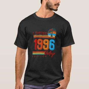 T-shirt Vintage 1996 Retro 26e anniversaire 26 ans