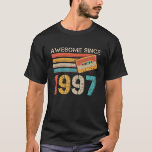 T-shirt Vintage 1997 25E Anniversaire Bande De Cassette Po