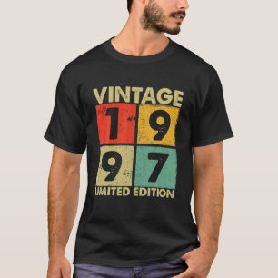 T-shirt Vintage 1997 25E Anniversaire Cadeau Hommes Femmes