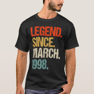 T-shirt vintage 1998 25ème anniversaire rétro 25 ans 2