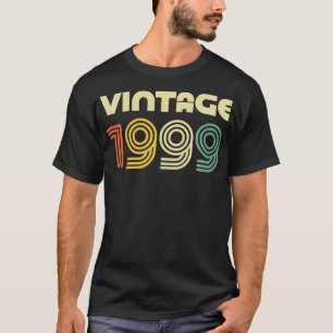 T-shirt Vintage 1999 22e cadeau d'anniversaire