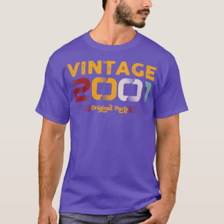 T-shirt Vintage 2001 Pièces d'origine Famille Cadeau d'ann