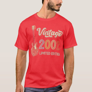 T-shirt Vintage 2002 Guitar lovers 20th Birthday Electric