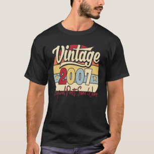 T-shirt Vintage 2007 Pièces originales Certaines portent R