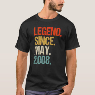 T-shirt vintage 2008 15ème anniversaire rétro 15 ans