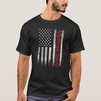T-shirt Vintage 2009  13 Years Old Men And Women 13th Birt