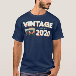 T-shirt Vintage 2020 Retro Vintage Nostalgic Birthday frie