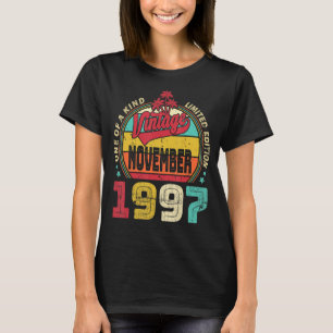 T-shirt Vintage 25ème anniversaire stupéfiant depuis novem