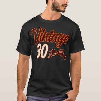 T-shirt Vintage 30 Anniversaire