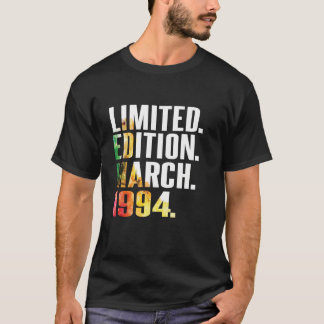 T-shirt Vintage 30 Anniversaire I Édition limitée Mars 199