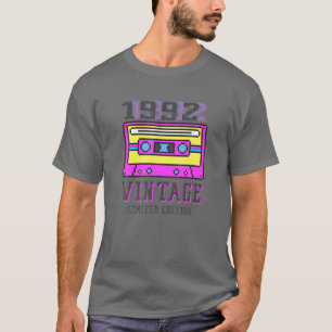 T-shirt Vintage 30E Anniversaire Tee Retro 1992 Edition Ca