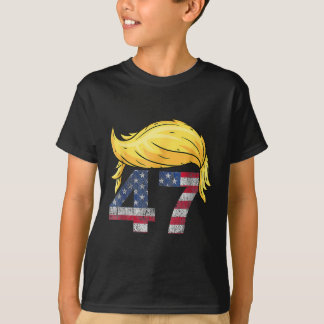 T-shirt Vintage 47 Trump Cheveux