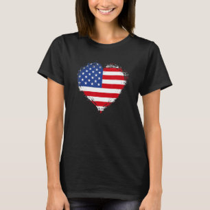 T-shirt Vintage 4 juillet Quatrième Américain Patriotique