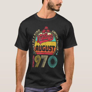 T-shirt Vintage 52e anniversaire stupéfiant depuis août 19