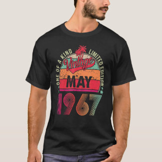 T-shirt Vintage 55ème anniversaire stupéfiant depuis mai 1