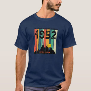 T-shirt vintage 70e anniversaire 1952 70 ans anniv
