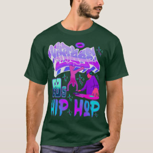 T-shirt Vintage 80s Hip hop Retro Graffiti B-boy Dj