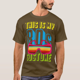 T-shirt Vintage 80s Thème de fête Amusant Costume 80s