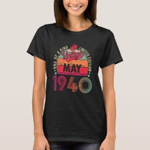 T-shirt Vintage 82e anniversaire stupéfiant depuis mai 194