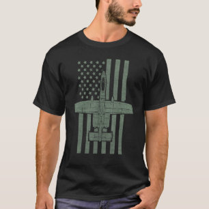 T-shirt Vintage A 10 Thunderbolt Fighter Jet Attac