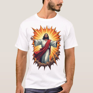 T-shirt vintage à gravure éclatée de la victoire d