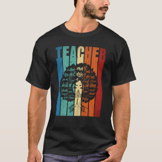 T-shirt Vintage Afro Mois de l'histoire des Noirs Afro-Amé