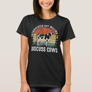 T-shirt Vintage Agricole Introvertie Vaches 1
