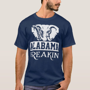 T-shirt Vintage Alabama Elephant Bama Alabama Freakin Funn