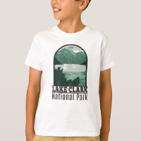 T-shirt Vintage Alaska Lake Clark National Park