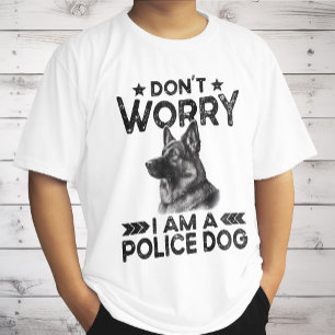 T-shirt Vintage Allemand Berger Police Chien Propriétaire