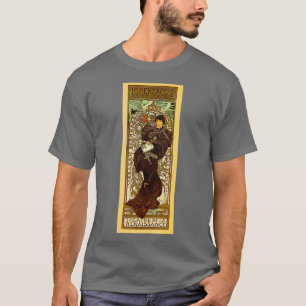 T-shirt Vintage Alphonse Mucha Lorenzaccio bannière vertic