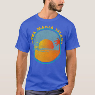 T-shirt Vintage Anna Maria Island Floride Coucher de solei