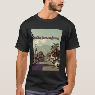 T-shirt Vintage années 30 Los Angeles Californie rue Palm