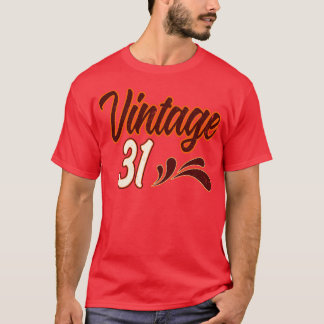T-shirt Vintage Anniversaire De 31 Ans