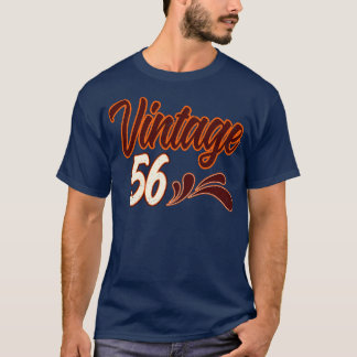 T-shirt Vintage Anniversaire De 56 Ans