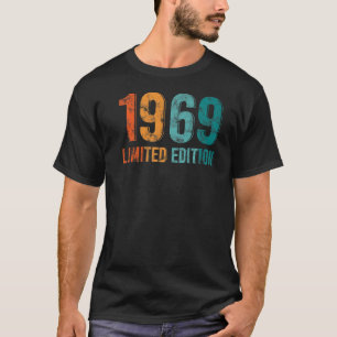 T-shirt Vintage Anniversaire Homme Ou Femme 1969