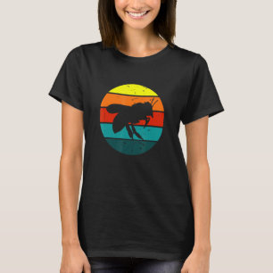 T-shirt Vintage apiculteur Retro Honey Bee Sunset