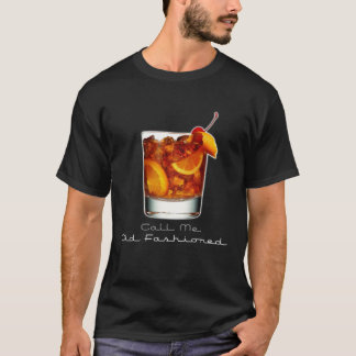T-shirt Vintage Appelez-moi Whiskey Vieux Style Boisson Mi