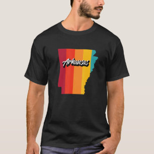 T-shirt Vintage Arkansas Retro les années 70 Stripes Arkan