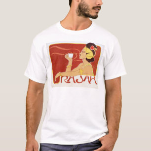 T-shirt Vintage Art Nouveau Rajah Coffee Advertisement
