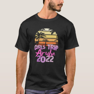 T-shirt Vintage ARUBA All GIRLS TRIP 2022 Spring Break