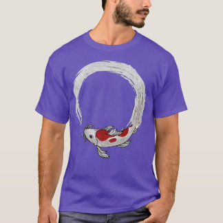 T-shirt Vintage Asian Japanese Koi Carp Nishikigoi Koi Fis