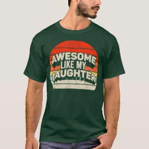 T-shirt Vintage AWESOME COMME MA FILLE Fête des pères Cade