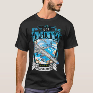 T-shirt Vintage B17 Flying Fortress 2ÈME GUERRE MONDIALE b
